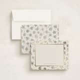 "Bleuets" - Personalized Stationery Cards in Skylight by Gwen Bedat - Assembled