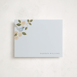 "Beautiful bird" - Personalized Stationery Cards in Turquoise by Ana de Sousa - Front