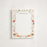 "Fleur" - Personalized Stationery Cards in Verona Sunset by Sarah Knight - Front