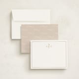 "kouignette" - Personalized Stationery Cards in Chiffon by chocomocacino - Assembled