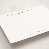 "Gilded Simplicity" - Personalized Stationery Cards in Porcelain by Stacy Maalouf - Detail