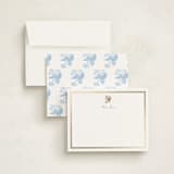 "Cheseapeake" - Personalized Stationery Cards in Sky Blue by Megan Davis - Assembled