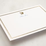 "Cheseapeake" - Personalized Stationery Cards in Sky Blue by Megan Davis - Detail