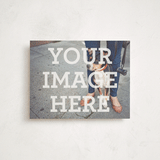 "Landscape Custom" - Personalized Stationery Cards in White by Minted - Front
