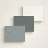 "Landscape Custom" - Personalized Stationery Cards in White by Minted - Back of Card Options