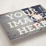 "Landscape Custom" - Personalized Stationery Cards in White by Minted - Detail