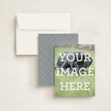 "Portrait Custom" - Personalized Stationery Cards in White by Minted - Assembled
