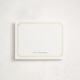"Bookworm" - Personalized Stationery Cards in Snow by Tamara Hilje - Front