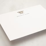 "Bee" - Personalized Stationery Cards in Daisy by Jennifer Lew - Detail