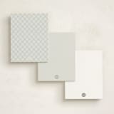 "Timeless Voyage" - Personalized Stationery Cards in Ivory by Cass Loh - Back of Card Options