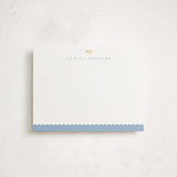 "Petite Dragonfly" - Personalized Stationery Cards in Celestial by Olivia Raufman - Front