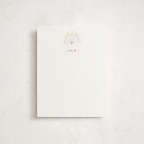 "Rainheart" - Personalized Stationery Cards in Pomegrenate by Christie Garcia - Front