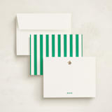 "Lucky Four" - Personalized Stationery Cards in Clover by mo kelley - Assembled