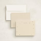 "Dotty" - Personalized Stationery Cards in Sand by Baumbirdy - Assembled
