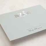 "The Heirloom Rocking Horse" - Personalized Stationery Cards in French Blue by Ana de Sousa - Detail