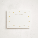 "Twinkle Stars" - Personalized Stationery Cards in Sunshine by Angela Garrick - Front