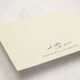 "Emma" - Personalized Stationery Cards in Matcha by Helena Vitto - Detail