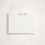 "Simple Stars" - Personalized Stationery Cards in Cloud by Kelly Watkins - Front