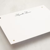 "Simple Stars" - Personalized Stationery Cards in Cloud by Kelly Watkins - Detail