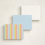 "Patches" - Personalized Stationery Cards in Candy by Hudson meet Rose - Back of Card Options
