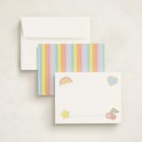 "Patches" - Personalized Stationery Cards in Candy by Hudson meet Rose - Assembled