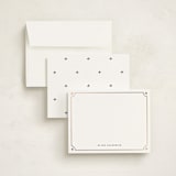 "Le Fleur" - Personalized Stationery Cards in Ink by Blustery August - Assembled