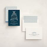 "In the Spotlight" - Foil-Pressed Quinceanera Invitations in Midnight by Paper Sun Studio - Assembled