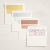 "Confetti Sparkle" - Foil-Pressed Quinceanera Invitations in Berry by Olivia Raufman - Envelope Liner Options