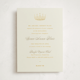 "Belle of the Ball" - Foil-Pressed Quinceanera Invitations in Caramel by Yolanda Mariak Chendak - Front