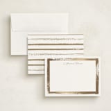 "Catherine" - Personalized Stationery Cards in Golden by Pixel and Hank - Assembled