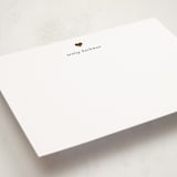 "For Heart's Sake" - Personalized Stationery Cards in Cotton by Michelle Poe - Detail