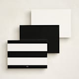 "Gold Notes" - Personalized Stationery Cards in Midnight by Carrie ONeal - Back of Card Options