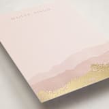 "Painted Desert" - Personalized Stationery Cards in Rose Quartz by silverscreen studio - Detail
