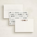 "Phases" - Personalized Stationery Cards in Night by Ashlee Townsend - Assembled