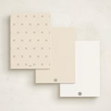 "Arching Bow" - Personalized Stationery Cards in Creampuff by Carolyn MacLaren - Back of Card Options