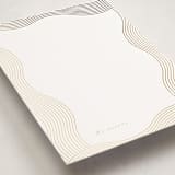 "waves" - Personalized Stationery Cards in Champagne by fatfatin - Detail