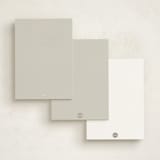 "Rustic Bow" - Personalized Stationery Cards in Mist by Jackie Crawford - Back of Card Options
