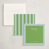 "Squared Thank You" - Personalized Stationery Cards in Day by mo kelley - Assembled