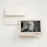 "Everleaf Tribute" - Memorial Cards in Pearl by Ana de Sousa - Front