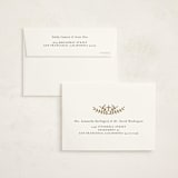 "Cross and Verse" - Memorial Cards in Creme by mo kelley - FREE Recipient Addressing