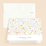 "Happy" - First Holy Communion Thank You Cards in Spring by Phrosné Barwood - Front