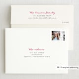 "watercolor stripes" - First Holy Communion Thank You Cards in Ocean by Shannon Chen of Four Wet Feet Studio - FREE Recipient Addressing