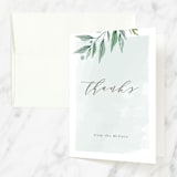 "soft branches" - First Holy Communion Thank You Cards in Sea Breeze by Karidy Walker - Front