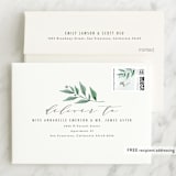 "soft branches" - First Holy Communion Thank You Cards in Sea Breeze by Karidy Walker - FREE Recipient Addressing