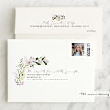 "Floral Sprinkle" - First Holy Communion Thank You Cards in Grape by Susan Moyal - FREE Recipient Addressing
