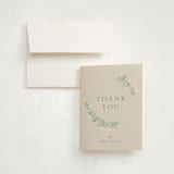 "Classic Communion Wreath" - First Holy Communion Thank You Cards in Sand by Robert and Stella - Card with Envelope
