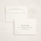 "Cottage Garden" - First Holy Communion Thank You Cards in Sage by Corinne Malesic - FREE Recipient Addressing