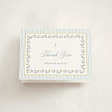"Lemon Stipes" - First Holy Communion Thank You Cards in Sky by Carolyn MacLaren - Front