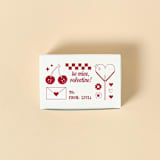 "Be Mine, Valentine Cake Box, Set of 50" - Favor Boxes in natural by ForYourParty