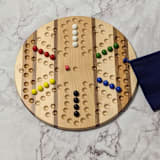 "Handmade 16" Chinese Checkers and Irk Combo Game" - Games in natural by Stacee Holtby